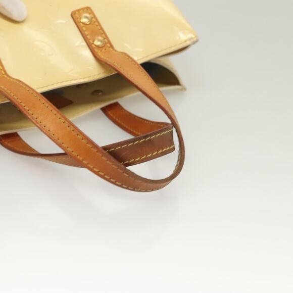 LOUIS VUITTON Monogram Vernis Reade PM Hand Bag Perle M91336 - Picture 7 of 12